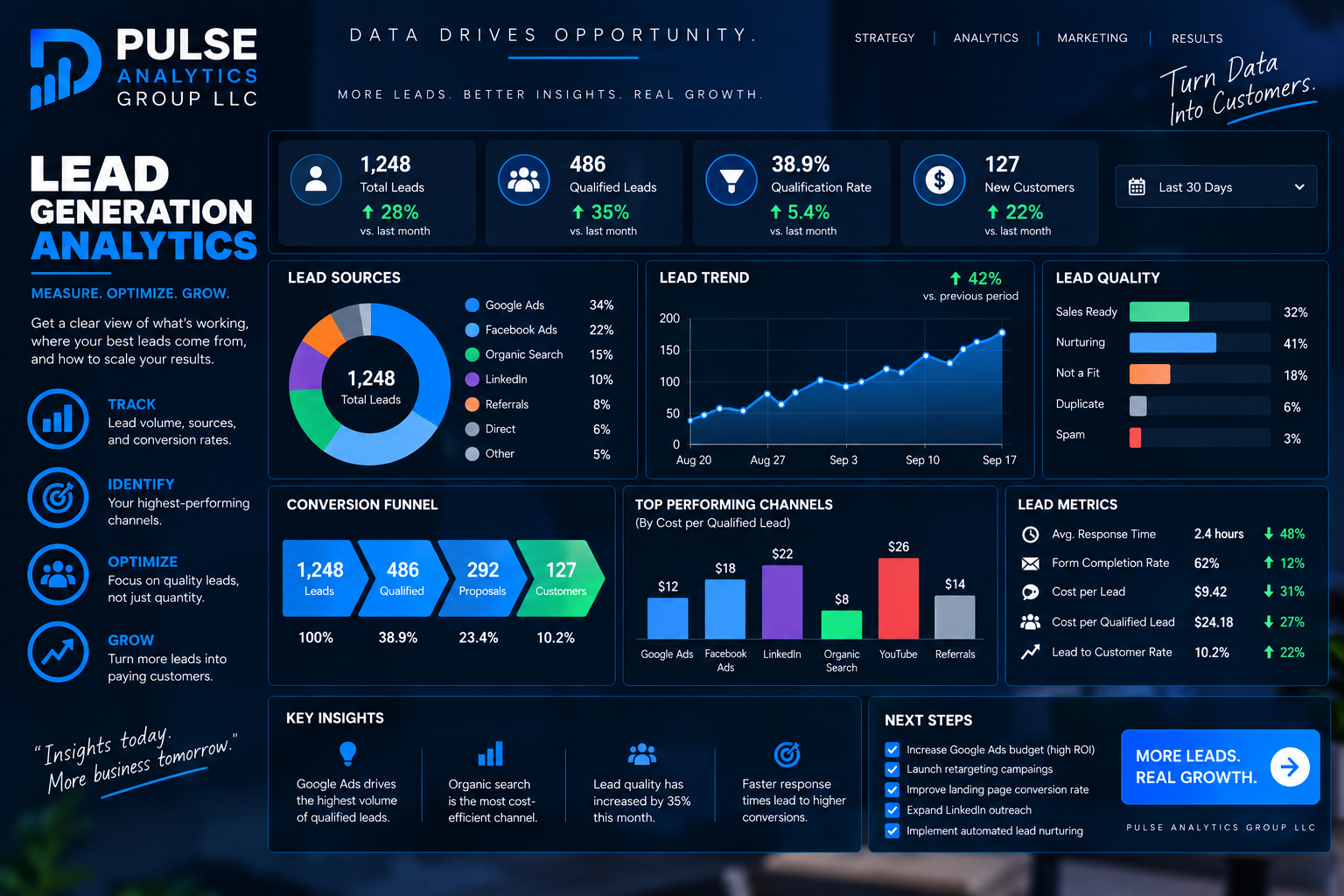 Lead generation analytics