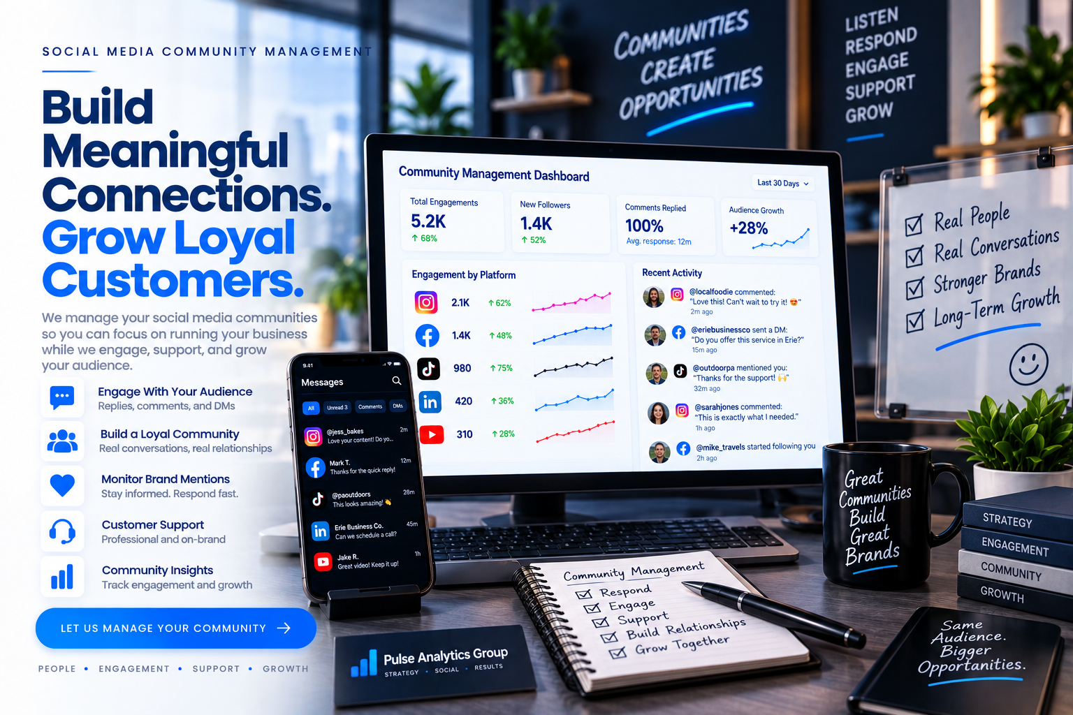 Social media community management