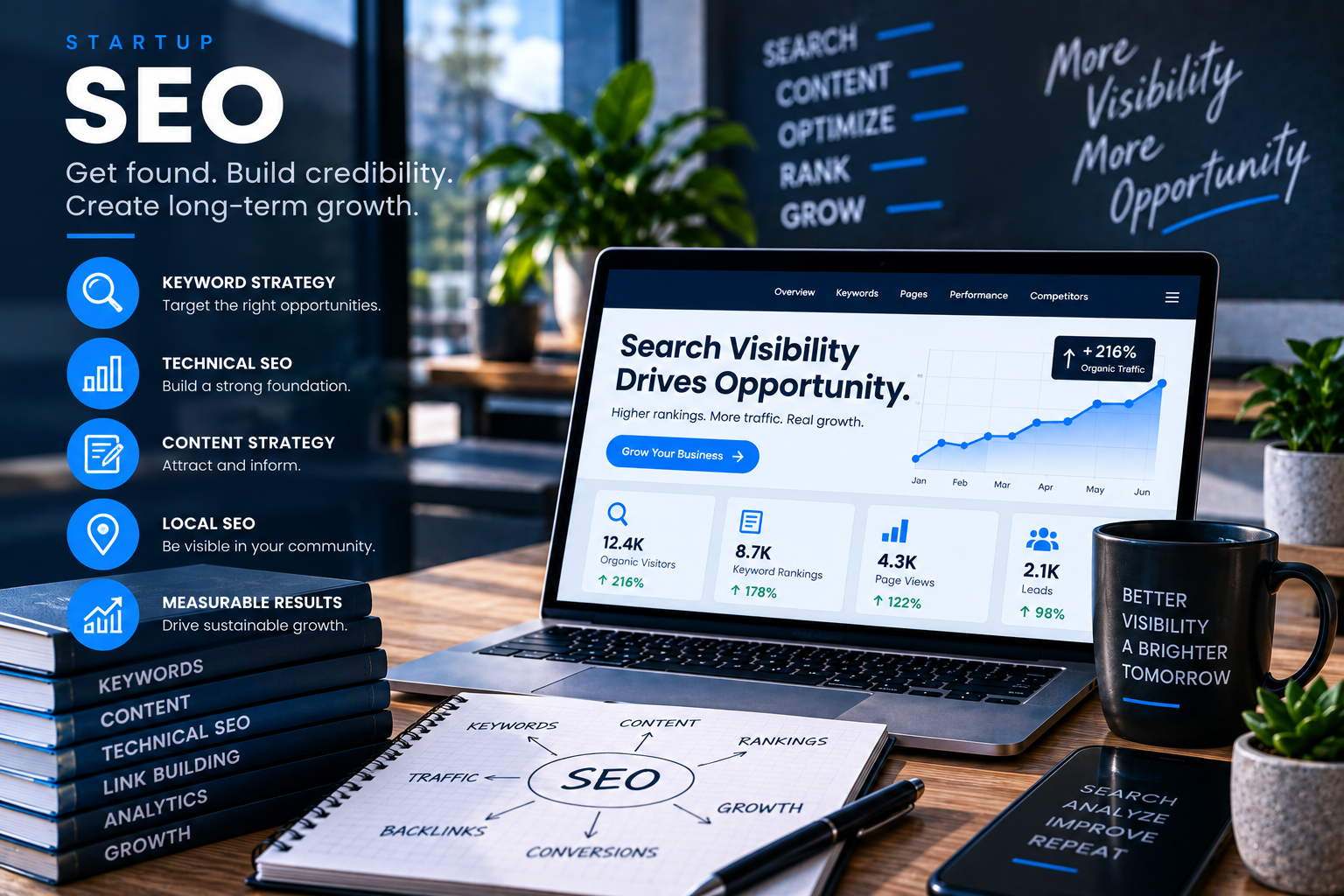 Startup search engine optimization