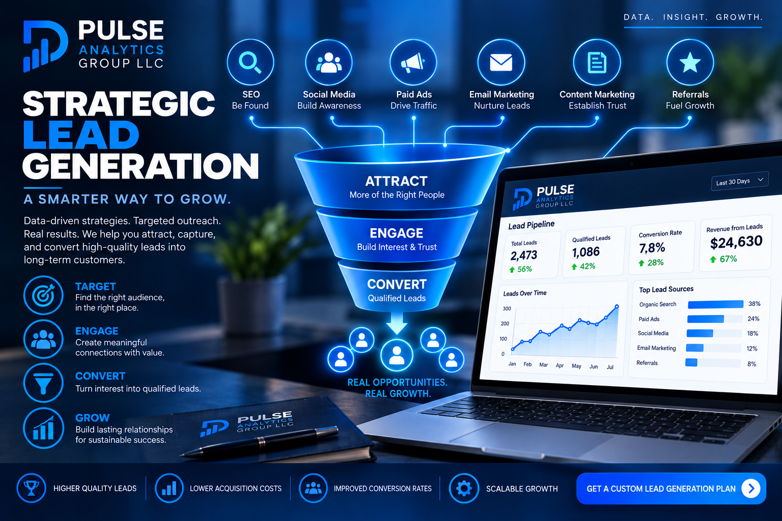 Strategic lead generation