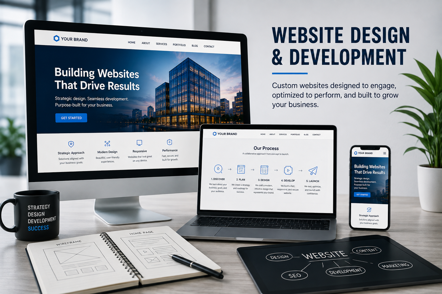 Website design and development