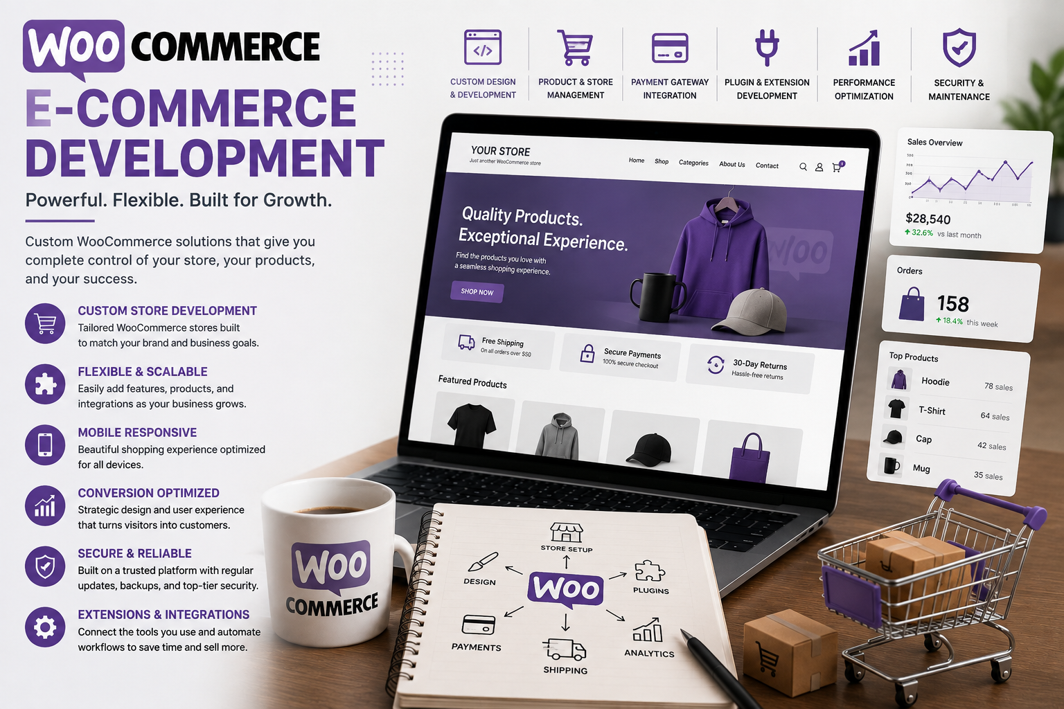 WooCommerce e-commerce development